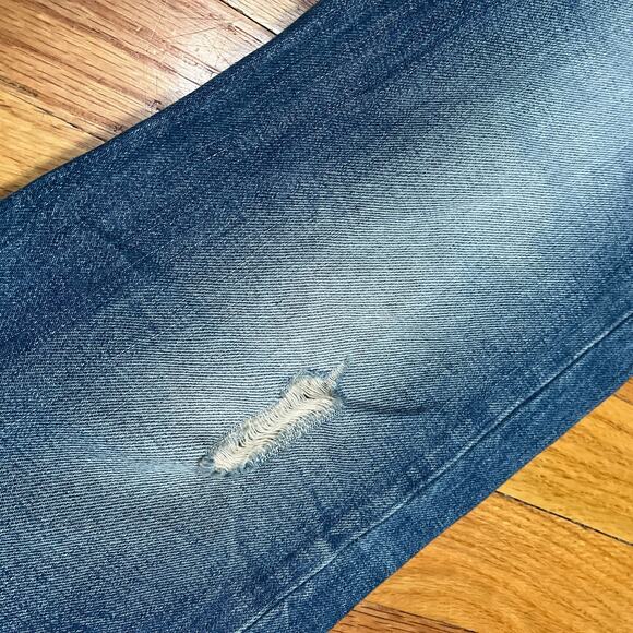 Diesel Jeans Krooley Regular Slim-Carrot Blue Fade Distress 31x30 (28 Tag) 0806P - Picture 10 of 10